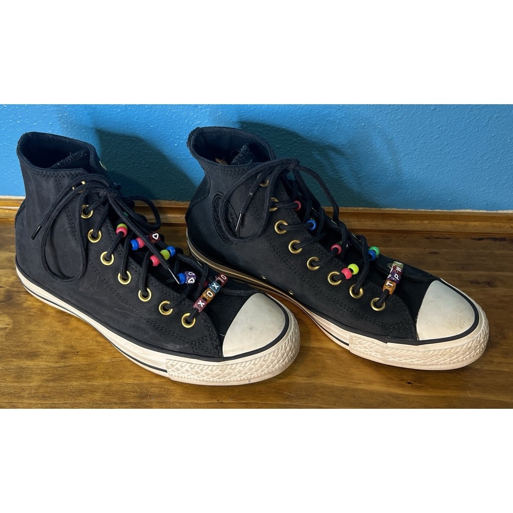 Converse 153808C Hi Top Sneakers Men's Size 7 Micro Leather Chuck Taylor‎ Shoes